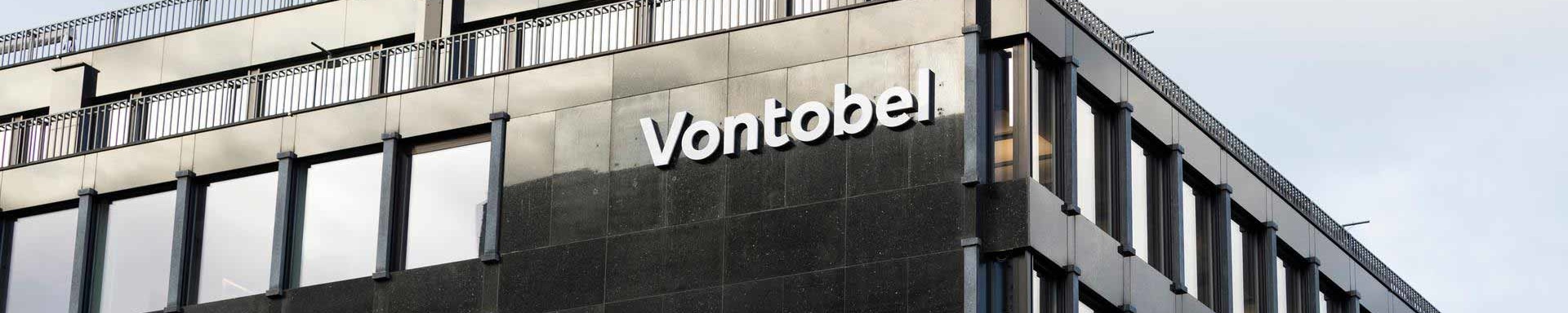 Das Gebäude der Bank Vontobel - Aussenansicht