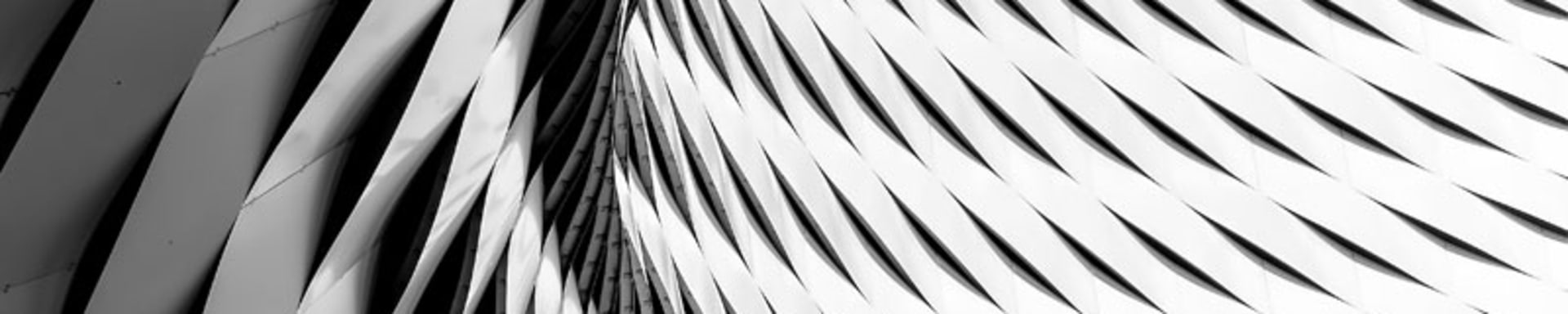 Metallic building structure close up