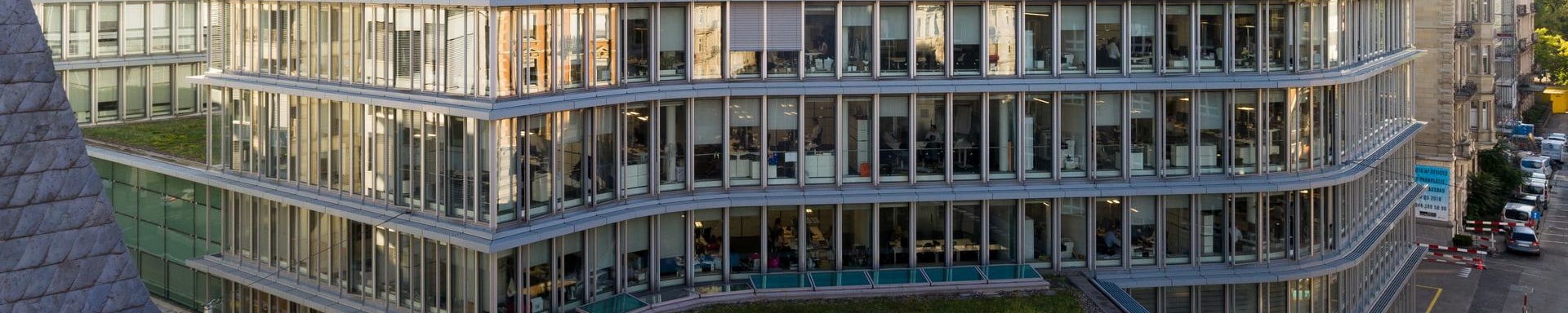 Main building Bank Vontobel AG headquarter in Zurich Switzerland