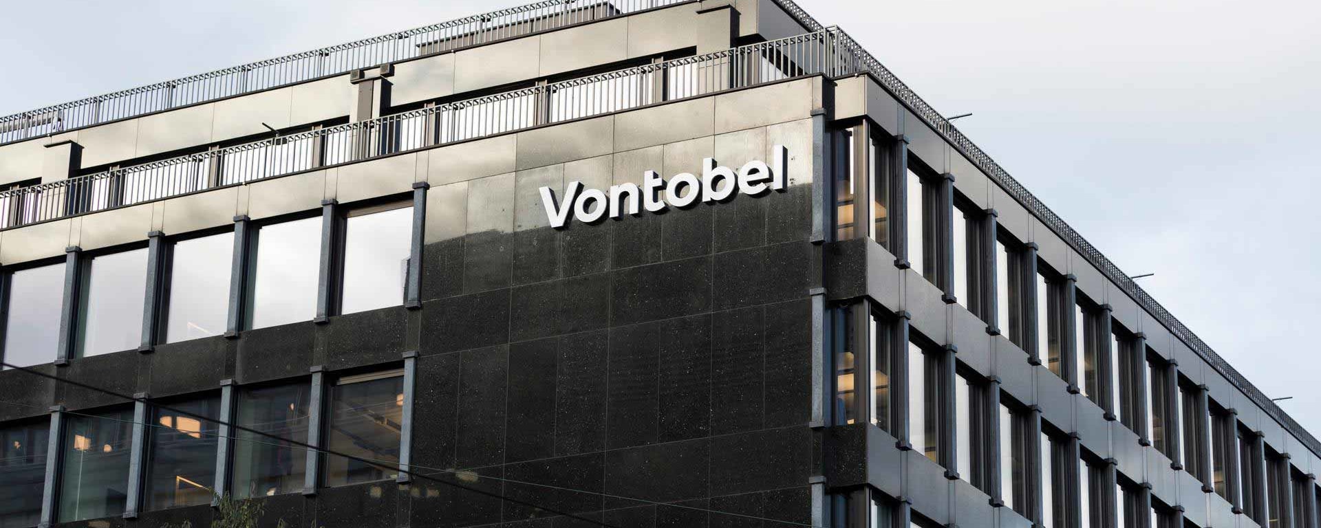 L'edificio della Banca Vontobel - vista esterna