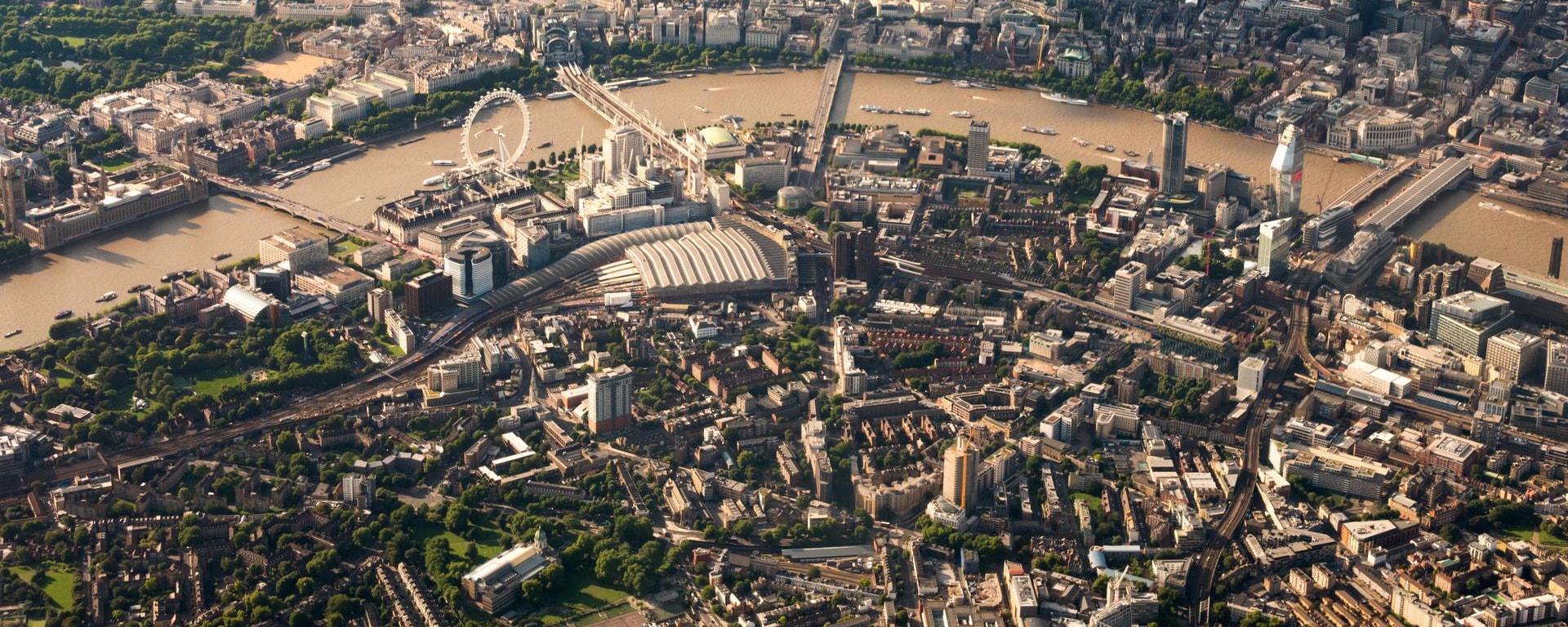 London from a bird eye view