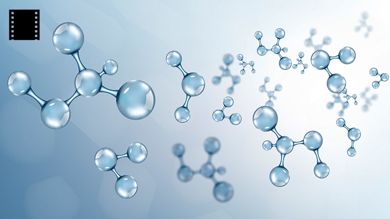 Molecul symbolizing cancer