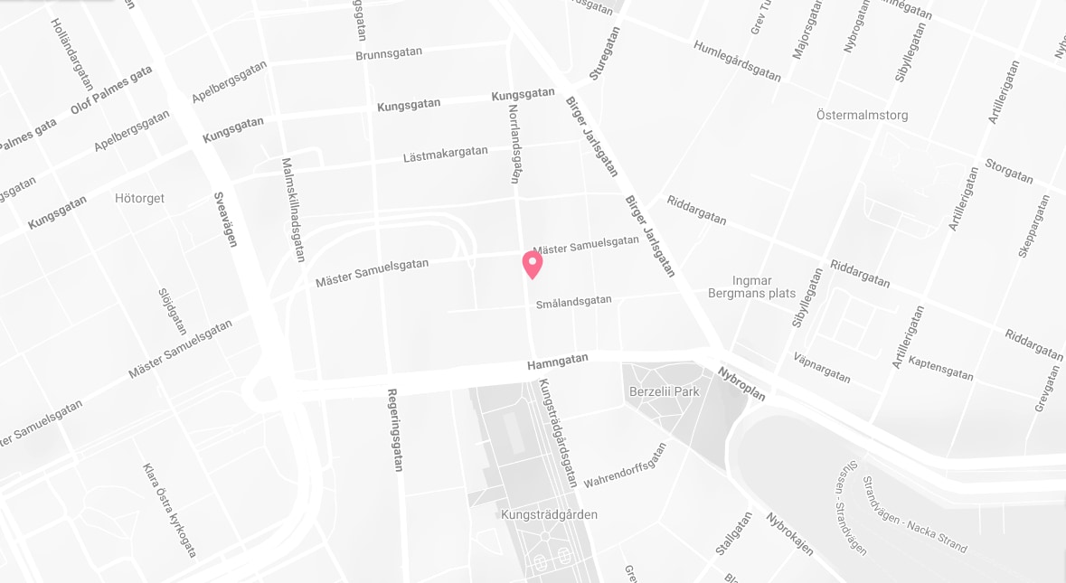 Situation map plan of the office location