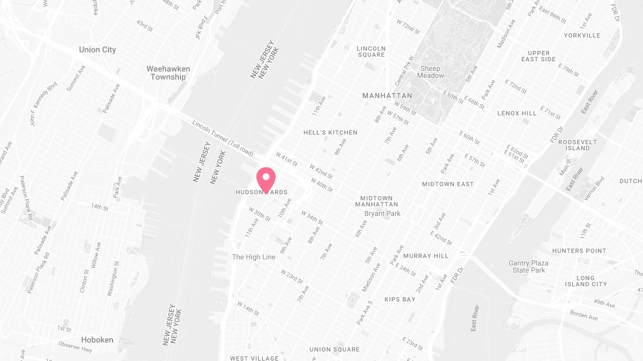 Map of Vontobel in New York