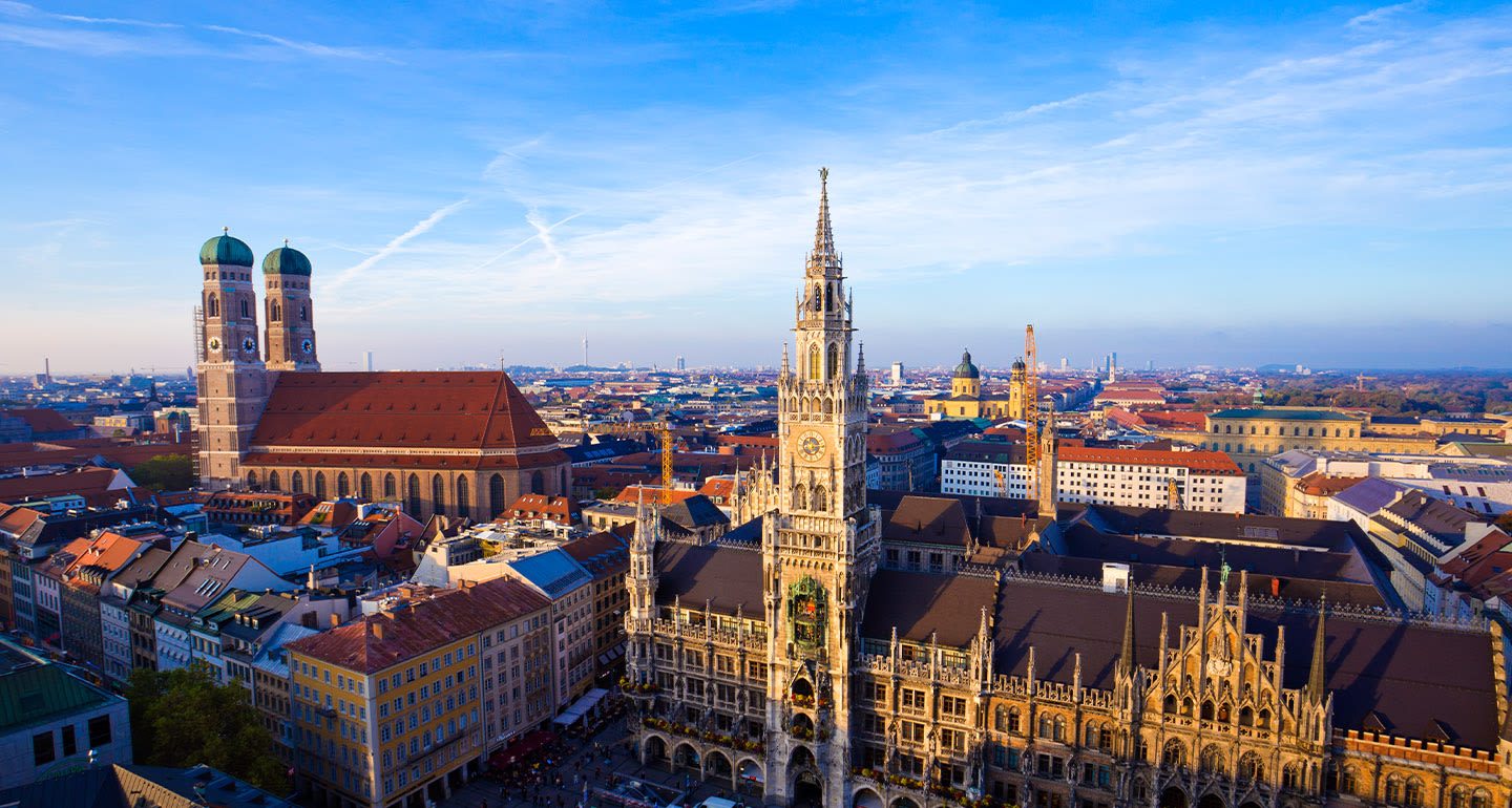 Vontobel in Munich - View over the whole city of Munich