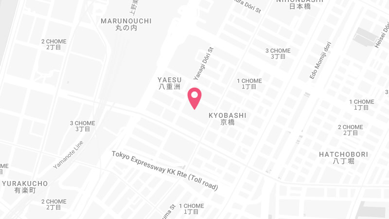 Map of Vontobel in Tokyo