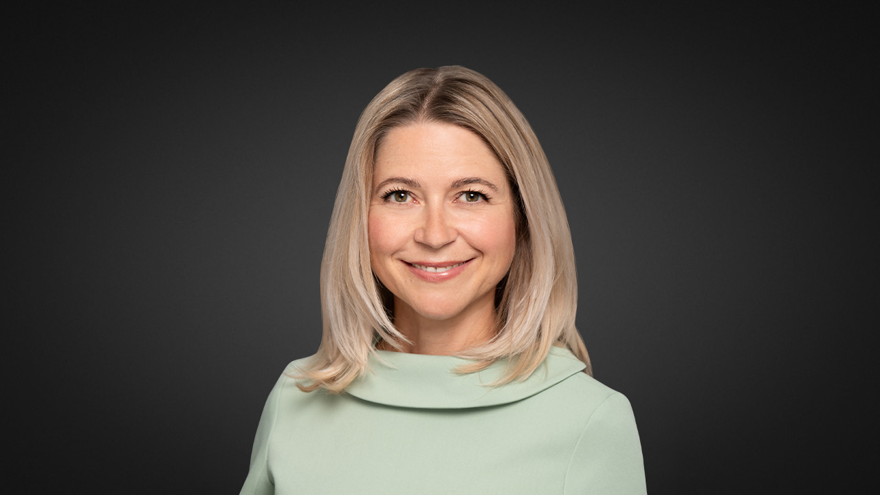 Portrait shot of Liv Wyen, Head Private Clients Germany at Bank Vontobel Europe AG