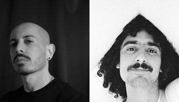 Portraits of Emidio Battipaglia and Augustin Lignier, winners of the fourth Art Vontobel Contemporary Photography Prize A New Gaze
