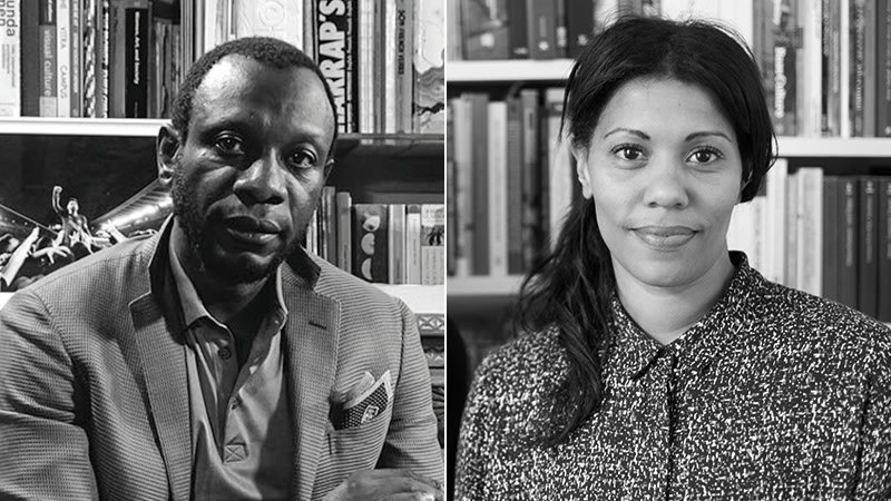 Portrait of two people from the jury