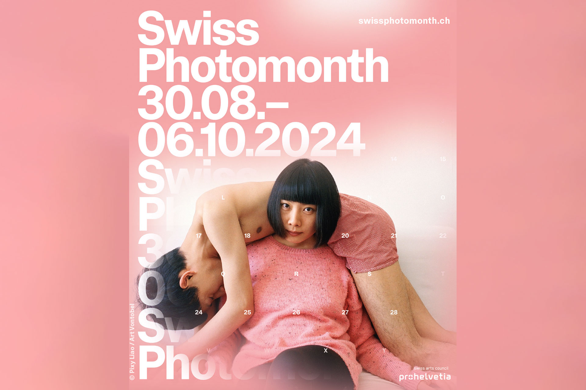 Ein Bild des Flyers vom Swiss Photomonth 2024.