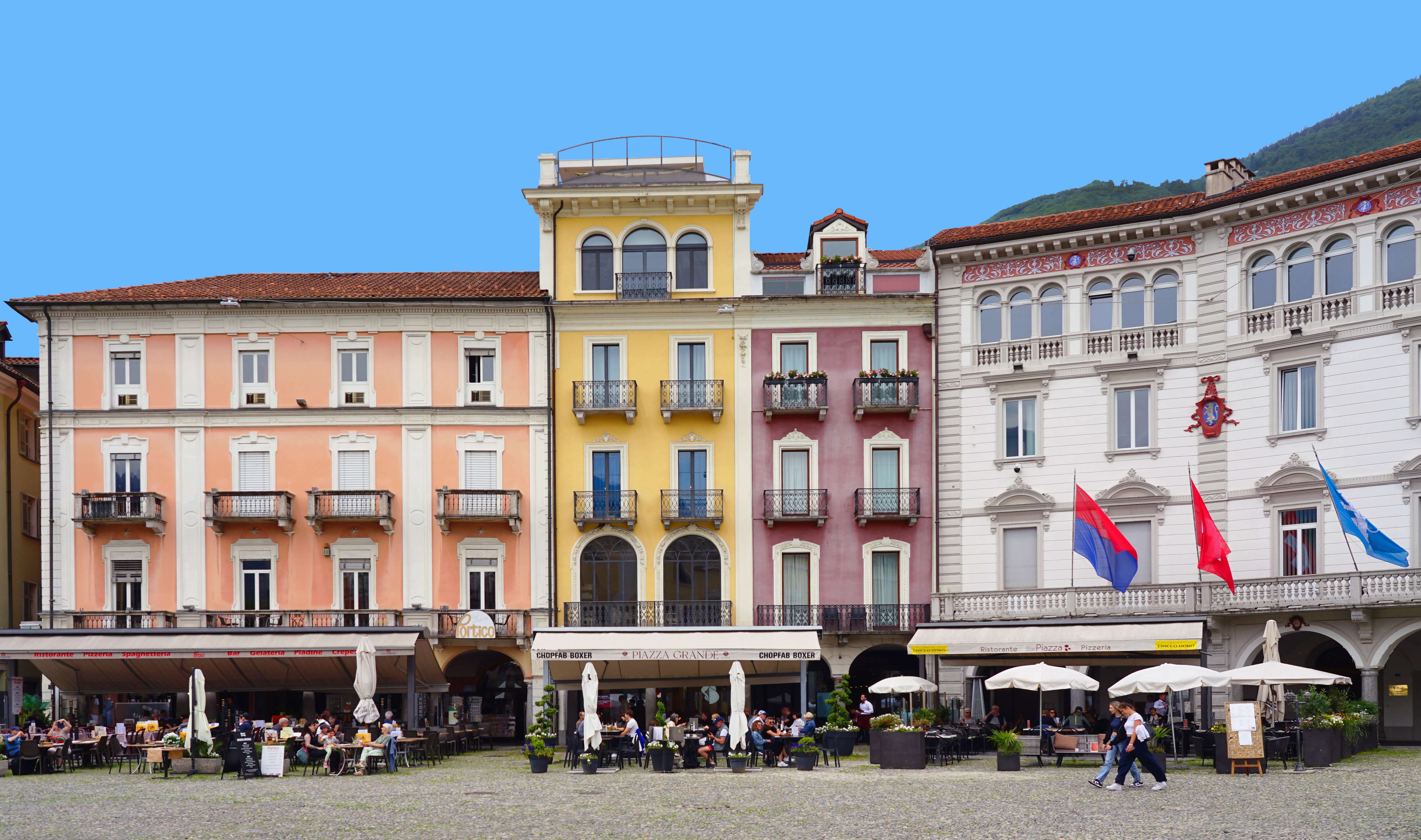 Piazza Grande a Locarno