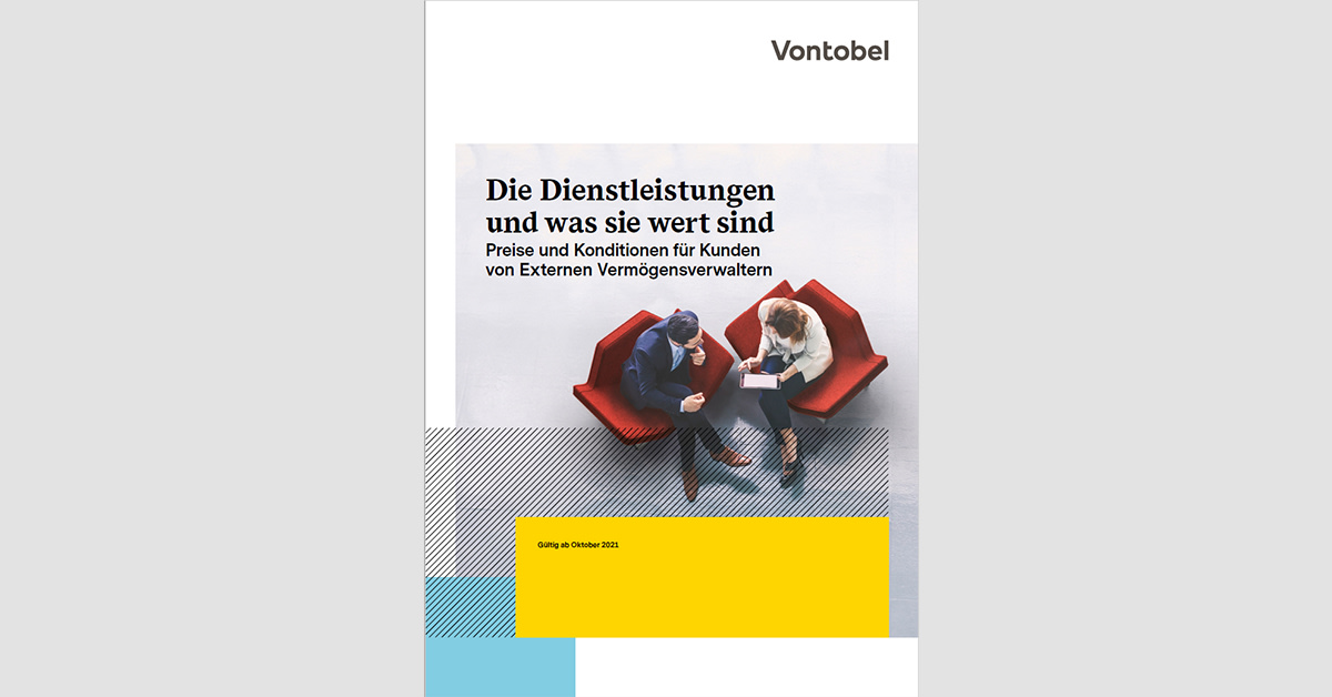 Titelbild der "EAM Fee" Broschüre in Sprache Deutsch.