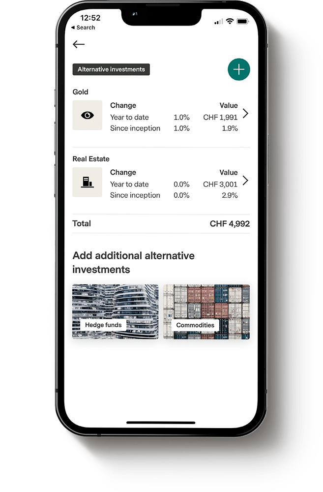 A screenshot of the volt app, where alternative systems can be seen.