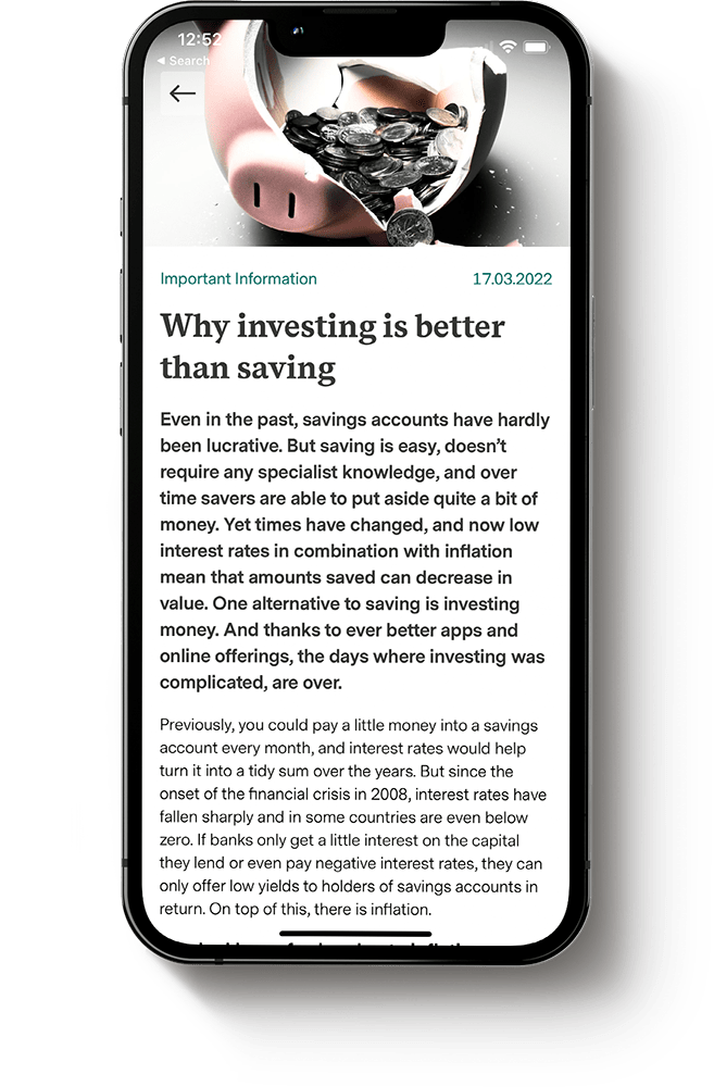 A screenshot of the volt app that illustrates the whole expertise within one app.