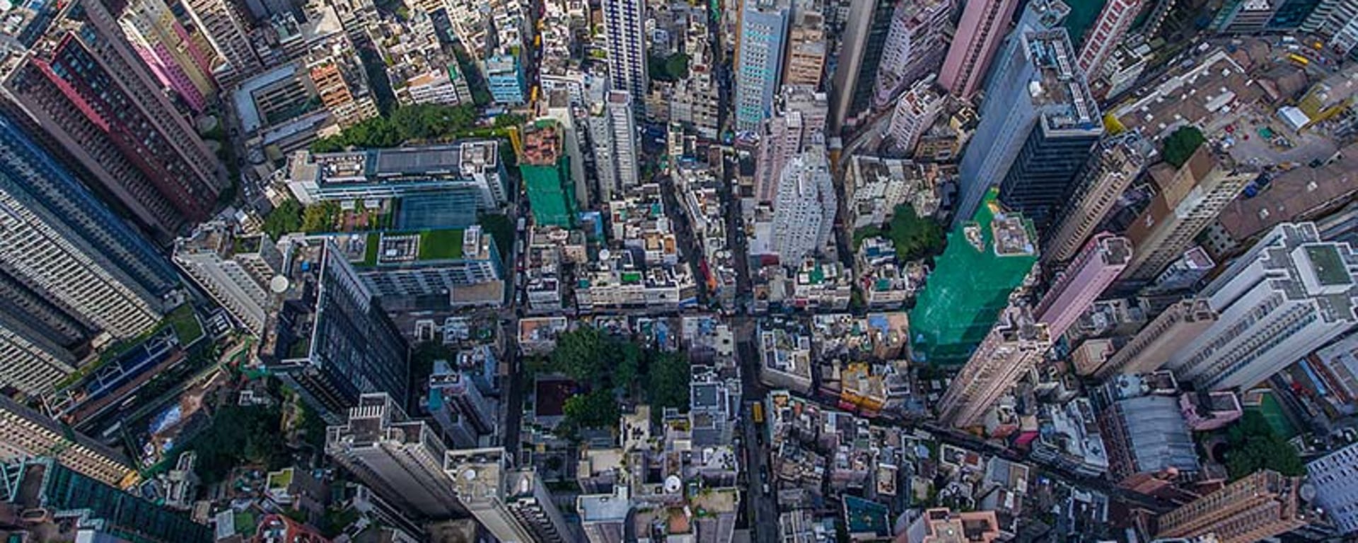 Vontobel in Hong Kong - Bird's eye view of the city