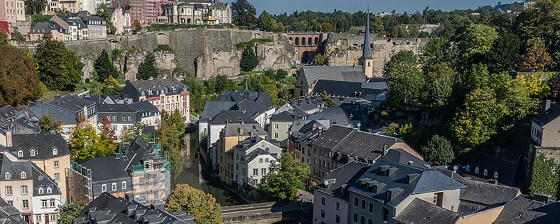 Vontobel in Luxembourg - View over the city of Luxembourg