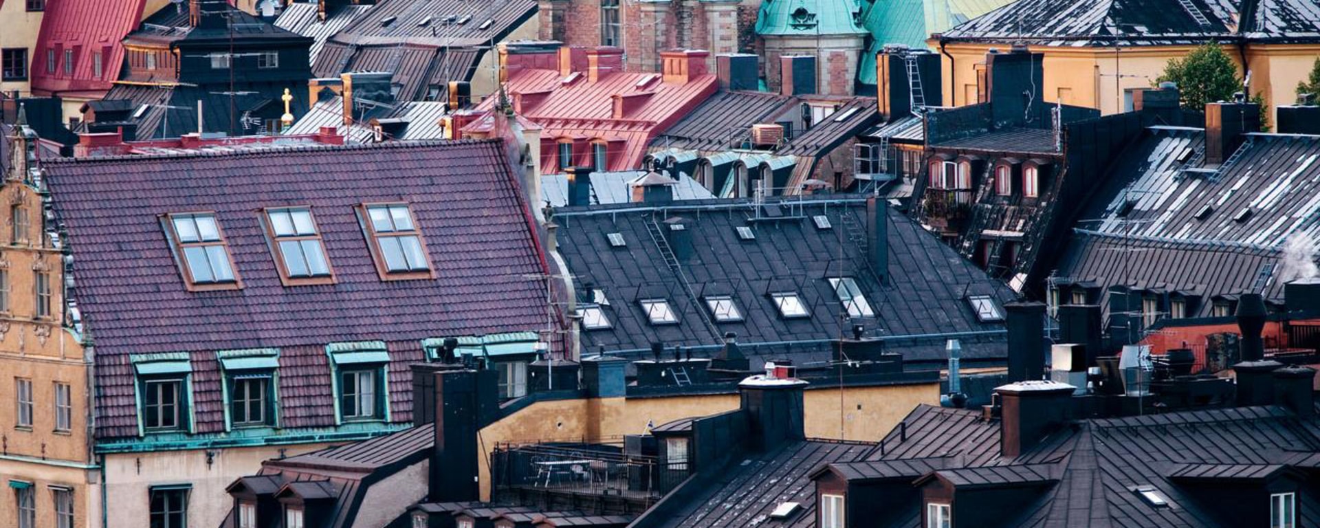 Vontobel in Stockholm - View over the rooftops of Stockholm