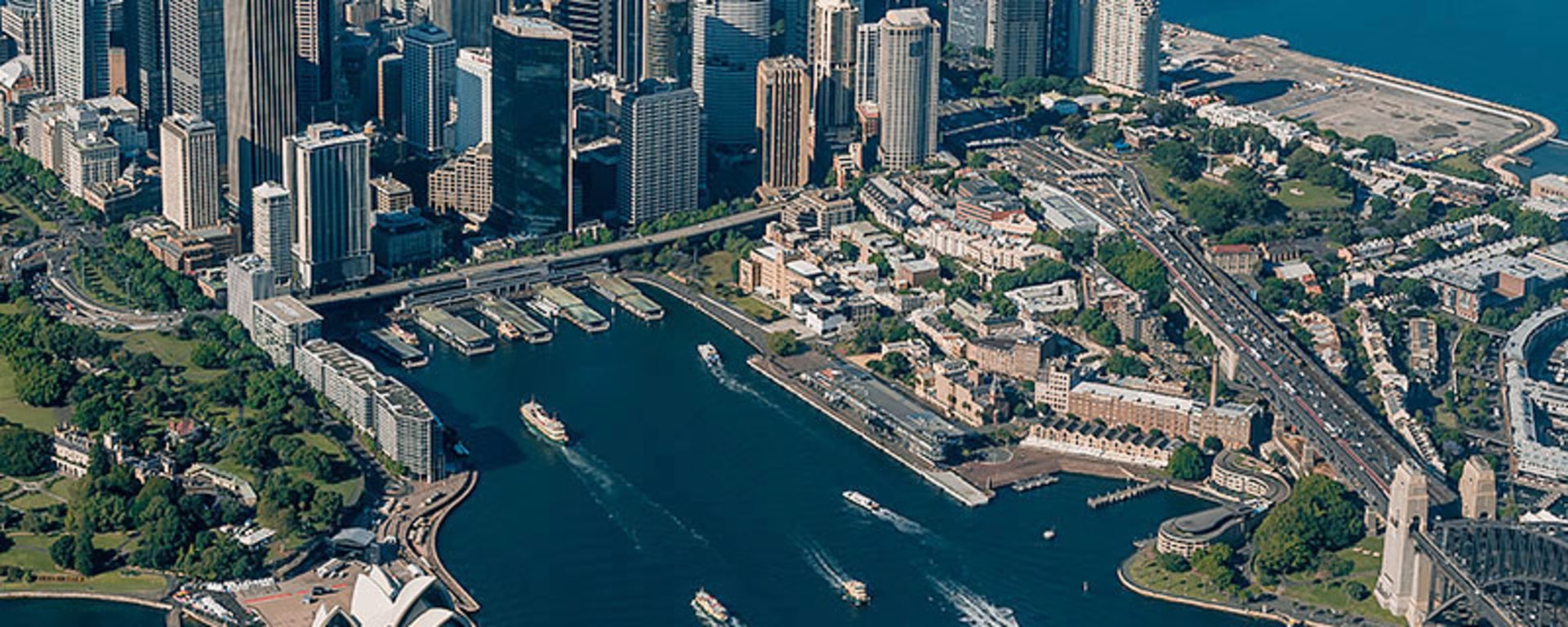 Vontobel in Sydney - View of the city of Sydney