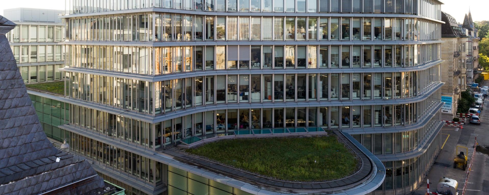 Main building Bank Vontobel AG headquarter in Zurich Switzerland