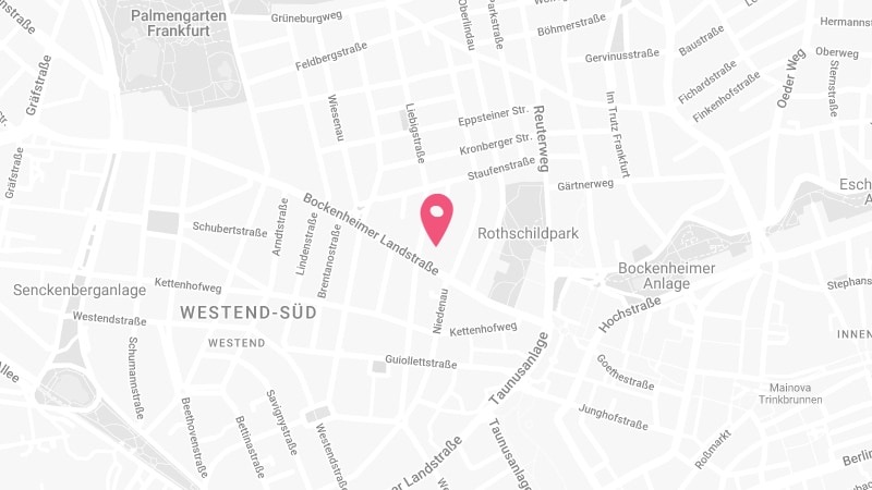 Map of Vontobel in Frankfurt